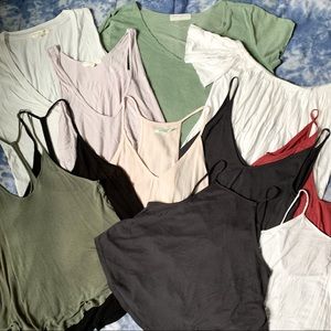 Bundle of 5 Urban Outfitters Basic Tops